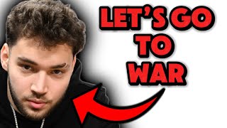 Adin Ross Declares War On LA CRIPS AFTER GETTING BANNED [upl. by Grosberg]