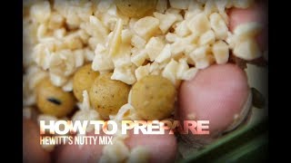 Carp Fishing How To Create Kev Hewitts Nut Mix [upl. by Aeneg]