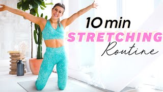 10 min FULL BODY STRETCH  FLEXIBILITY ROUTINE  Beginner to Advanced [upl. by Rik]