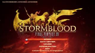 Final Fantasy XIV Stormblood  Title Menu [upl. by Coh]