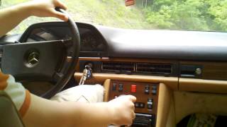 1981 Mercedes 300SD 4 Speed Manual DrivingShifting [upl. by Cesaro755]