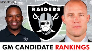 Raiders GM Rankings Which Las Vegas Raiders GM Candidate Would Be The Best Hire In 2024 [upl. by Zeiler845]