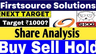 firstsource solutions ltd latest news firstsource solutions share news  fsl share analysis target [upl. by Adali]