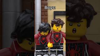 Girls vs Boys when they see someone wearing the same shirt lego [upl. by Barlow]