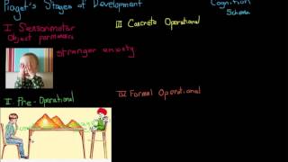 Piagets Stages of Cognitive Development [upl. by Ecenahs]