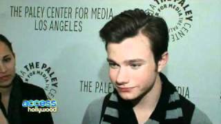 PaleyFest2011 How Would Glees Chris Colfer Rate Darren Criss As A Kisser [upl. by Traggat]