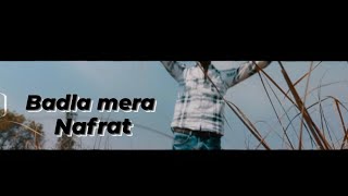 Badla Mera Nafrat  Official Music Video  Rap Song  Rapper AkR [upl. by Louisette]