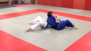 Kuzure Kesa Gatame with escape [upl. by Carlynn52]