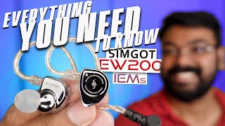 Simgot EW200 IEM Indepth Review  Best Earphones Under 5K  Best Beginner Audiophile IEMs [upl. by Yi]