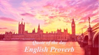 20022016 Citation du jour proverbe Anglais [upl. by Marcin]