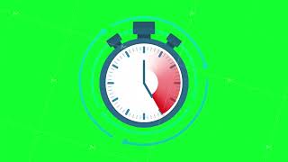 Fast time Stopwatch icon Time management Motion graphics [upl. by Noivad]