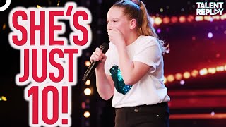 MindBlowing Vocals Giorgia Earns Aleshas GOLDEN BUZZER on BGT [upl. by Alyal211]