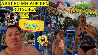 Holiday Park  Abkühlung auf den Rutschen und Nickelodeon Fandays 4K 2023 VLOG 032 [upl. by Anawait]