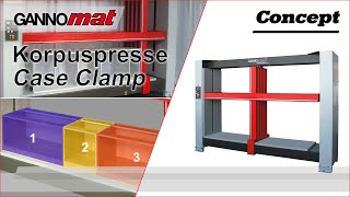 GANNOMAT Concept Eco  Korpuspresse  Case Clamp [upl. by Sirronal715]