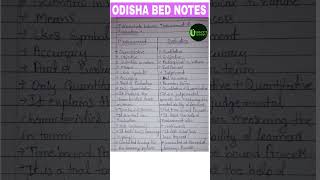 Difference between Measurement amp Evaluation Odisha Bed Notes bed trendingshorts UGCCT [upl. by Ilamad]