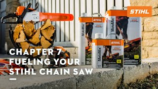 Chapter 7 Fueling Your STIHL Chain Saw  STIHL Tutorial [upl. by Pejsach187]