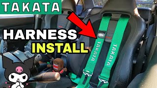 TAKATA HARNESS INSTALL [upl. by Boarer]