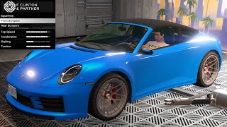 GTA 5  DLC Vehicle Customization  Pfister Comet S2 Cabrio Porsche 911 Cabriolet 992 [upl. by Frayne169]