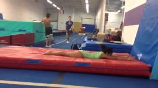 Handspring Drills on Vault [upl. by Angle]