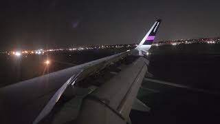 VOLARIS A21NX LANDING LATE NIGHT IN MEXICO CITY [upl. by Yenohtna56]