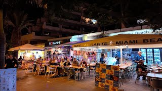 Tenerife  Look What The Bars On The Promenade Look Like In A EveningLos Cristianos [upl. by Alysa]