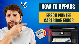 How to Bypass Epson Printer Cartridge Error  Printer Tales [upl. by Anailuj]