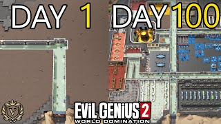 I Played 100 Days of Evil Genius 2 [upl. by Analaj]