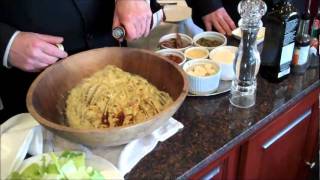 Famous Caesar Salad Recipe  Rib N Reef Steakhouse amp Cigar Lounge [upl. by Neeroc]