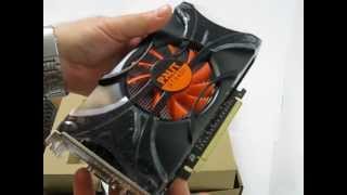 Palit GeForce GTS 450  unboxing [upl. by Ardnauq]