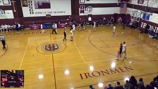 Don Bosco Prep High vs DwightEnglewood School Boys Varsity Basketball [upl. by Norrehs]