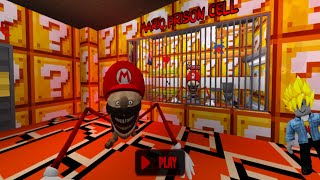 SUPER MARIO TAPES BARRYS PRISON RUN OBBY ROBLOX  PRO Gamer [upl. by Philoo630]