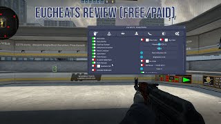 CSGO EUCHEATS REVIEW  BEST FREE AND PAID CHEATS UNDETECTED 2021 [upl. by Aicetal]