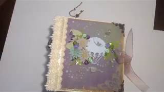 Album Scrapbooking tutorial of Shellie Geigle [upl. by Ellerahs]