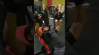 70 kg press 36 kg dumbell🤯🤯💪🏋‍♀️ [upl. by Alphonso212]