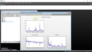 VECH model  Eviews [upl. by Salena]