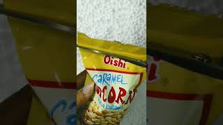 Mencari jajanan amp menemukan Oishi Caramel Popcorn Rasa Karamelhuntingjajanpopcornrasakaramel [upl. by Aed]