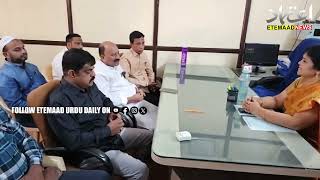 AIMIM MLA Bahadurpura Mohd Mubeen Visited Sri Chaitanya School Shamsheergunj [upl. by Tremain]