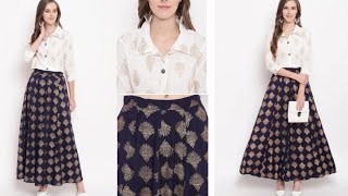 Itna Sundar womens Ethnic Top Skirt Set kahi aur nhi milega 😱  Unboxing and Review [upl. by Jepum]