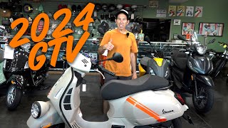 Robots First Look at the New 2024 Vespa GTV HPE2 [upl. by Civ988]