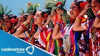 8 regiones de Oaxaca participan en la fiesta de la Guelaguetza [upl. by Zarla524]