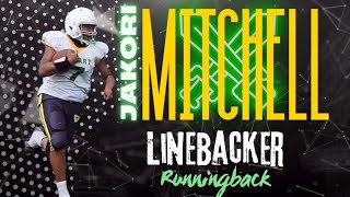 Jakori Mitchell Middle School Football Highlights 2024 [upl. by Nomde374]