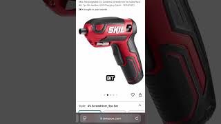 🔥 1499 Steal SKIL 4V Cordless Screwdriver w Bit Set [upl. by Annahsirhc671]