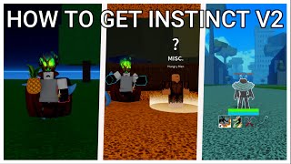 How To Get Instinct v2 in Blox Fruits  Complete Guide [upl. by Aken]