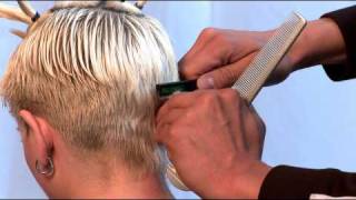 Razor Cut Haircut using Donald Scott Carving Comb DSX4 Razor and Twist Razor Demonstrations [upl. by Cunningham]