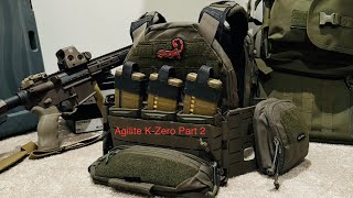 Part 2 Agilite KZero Plate carrier unboxingsetup continuedAgilitetactical platecarrier [upl. by Lamee]