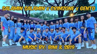 Salamin Salamin x Gento  Bini x SB19 music in Upeepz Concert performed by Electro Groovers [upl. by Dhaf]