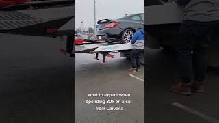 Carvana delivery fail 👍🤣 carvana [upl. by Bergman]