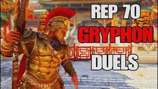 For Honor  Rep 70 Gryphon Duels  He does so much damage [upl. by Endor]