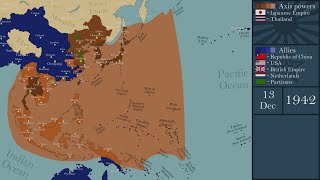 World War II  Pacific War 19311945  Every Day [upl. by Ylrac]