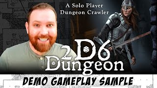 2d6 Dungeon Demo Gameplay [upl. by Thomasin364]